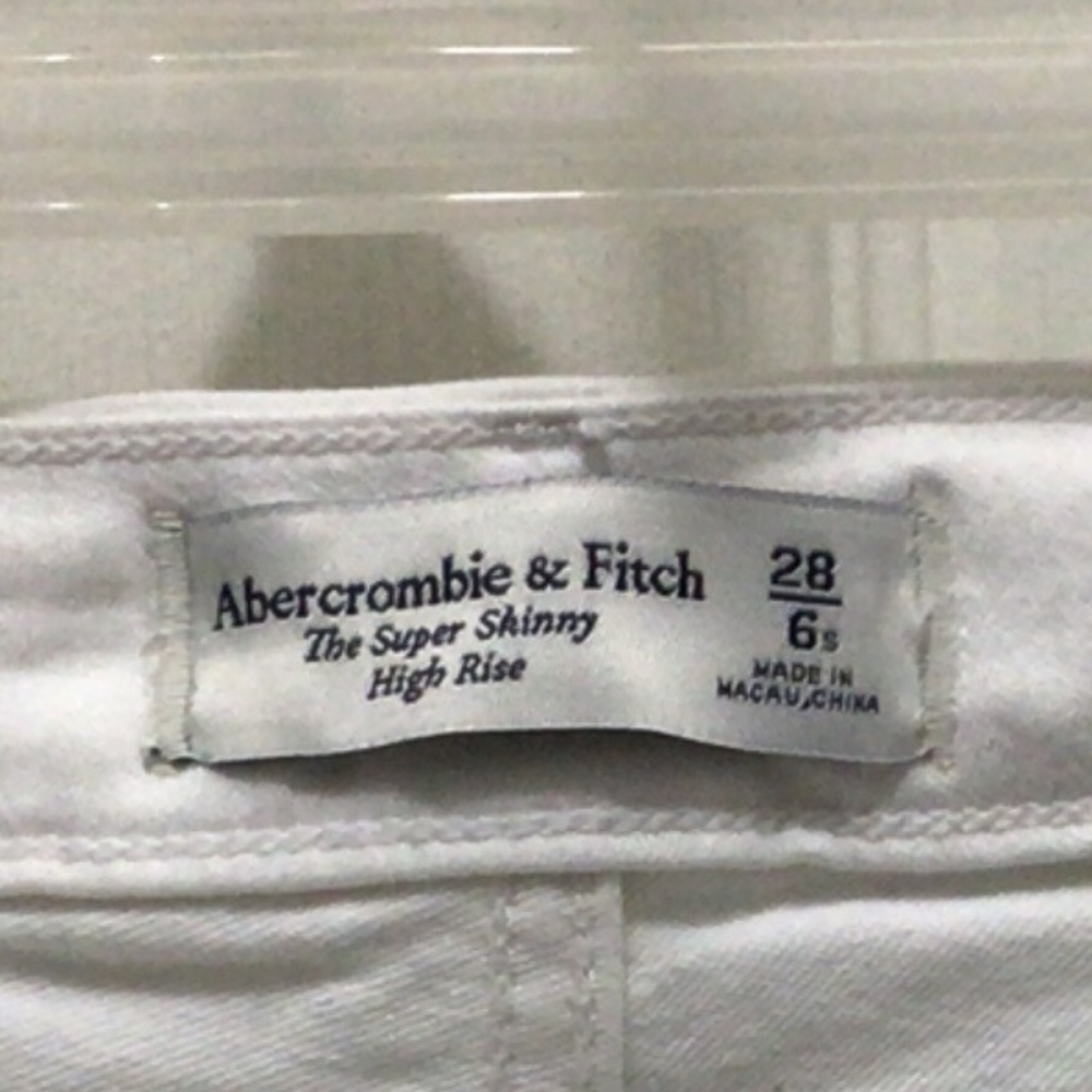 Abercrombie High Rise Super Skinny Ankle Jeans